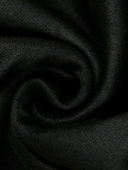 Thesupermade Metal Button Multi Zipper Suede Fleece Sweatshirt