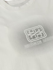 Washed Patch Embroidery T-shirt