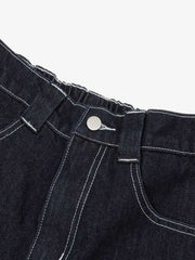 Vintage Topstitched Scimitar Jeans