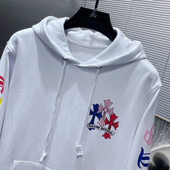 Chrome Hearts Multi Color Cross Cemetery hoodie