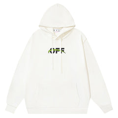 Off White Logo Hoodies