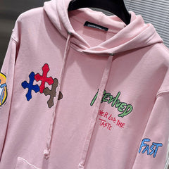 Chrome Hearts Sex Revlved Hoodie Pink