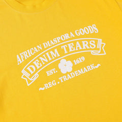 Denim Tears ADG T-Shirts Yellow