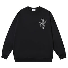 Off White Off Stitch Skate Cotton Sweatshirt