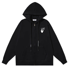 Off White Gradient Arrows Hoodie