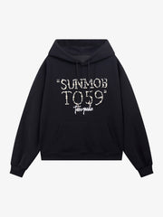 Street Beaded Loose Hoodie
