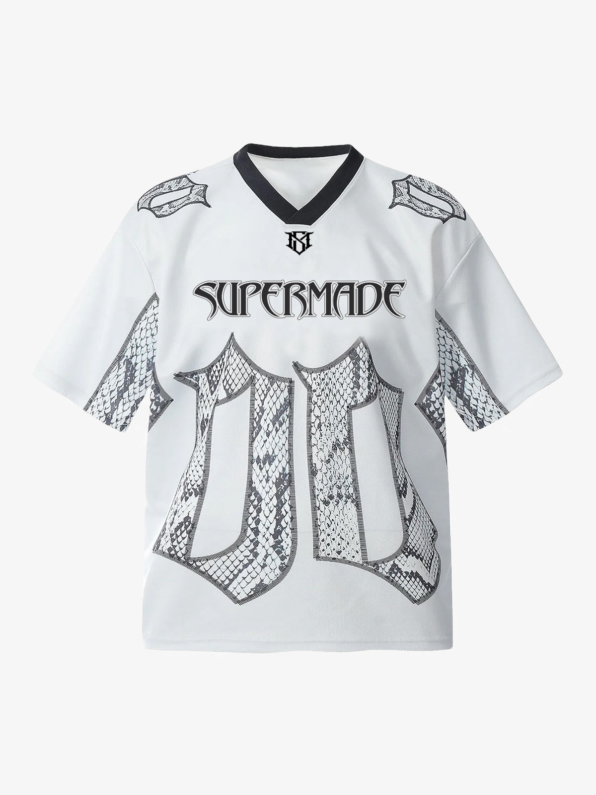 Jersey Style Snake Print T-Shirt - 2418