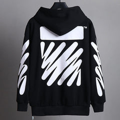 Off White Zipper Hoodies