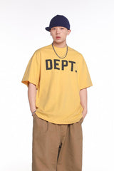 Gallery Dept. Classic LOGO letter printed short Sleeve T-Shirt