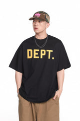 Gallery Dept. Classic LOGO letter printed short Sleeve T-Shirt