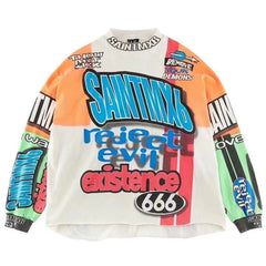 Saint Michael Motocross Style Sweatshirt