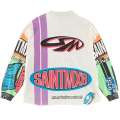 Saint Michael Motocross Style Sweatshirt