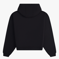 RHUDE LOGO PRINT COTTON JERSEY HOODIE