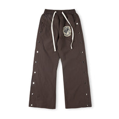 SAINT VANITY  Nylon Hooded Track  Pants “Gray”