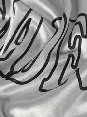 Jersey Loose Satin Reflective Personality T-shirt