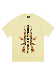 Original Funny AK Graphic Print T-shirt