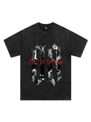 Original Photograph Letter Oversized Graphic T-Shirt