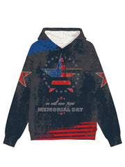 Vintage American Flag Memorial Element Hoodie