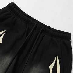 Hellstar Flame Paradise Short Black