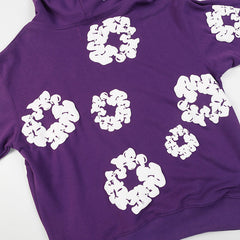 Denim Tears The Cotton Wreath Hoodie Purple