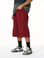 Welt-Embellished Cargo Jorts - 2408