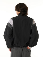 Thesupermade Patchwork Contrasting Windbreaker Jacket