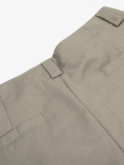 Deconstructed Pleated Pendant Casual Jorts