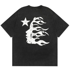 Hellstar Rodman Portrait Head foam print Tee