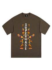 Original Funny AK Graphic Print T-shirt