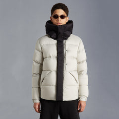 Moncler Madeira Short Down Jacket White