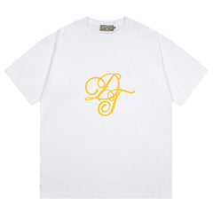 Denim Tears Metallic Gold Script Tee