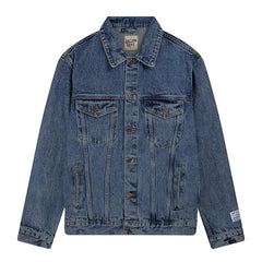 GALLERY DEPT letter embroidered washed denim Jacket