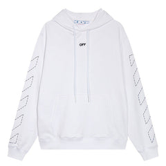 Off White Paint Arrow Hoodie Oversize