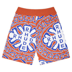 RHUDE Alphabet Totem Jacquard Knit Sweater Shorts