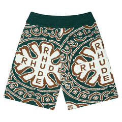 RHUDE Alphabet Totem Jacquard Knit Sweater Shorts