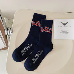 ABC Casual All-match Socks 2pcs