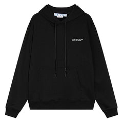 Off White Scratch Arrow Skate Hoodie Oversize