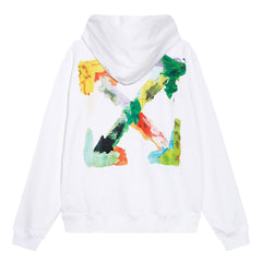 Off White Brush Arr Hoodie Oversize