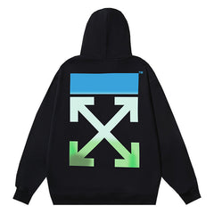 Off White Gradient Arrows Hoodies