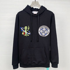 Off White Alien pattern arrow Hoodies