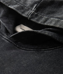 Flocking Washed Distressed Hoodies