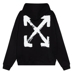 Off White Paint Arrow Hoodie Oversize