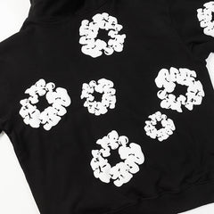 Denim Tears The Cotton Wreath Hoodie Black