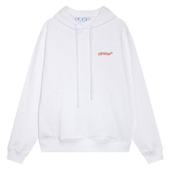 Off White Scratch Arrow Skate Hoodie Oversize