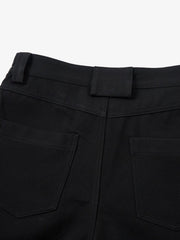 Retro Niche Patchwork Suit Shorts