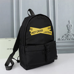 Off White Firetape Printed Backpack