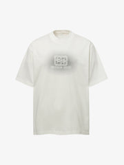 Patch Embroidery Spray Painting Gradient T-shirt