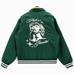 Hellstar  Embroidery Cotton Baseball Jacket