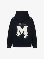 Street Letter Embroidery Simple Loose Hoodie