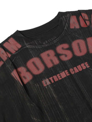 Wasteland Dirty Dye Oversized Graphic T-Shirt